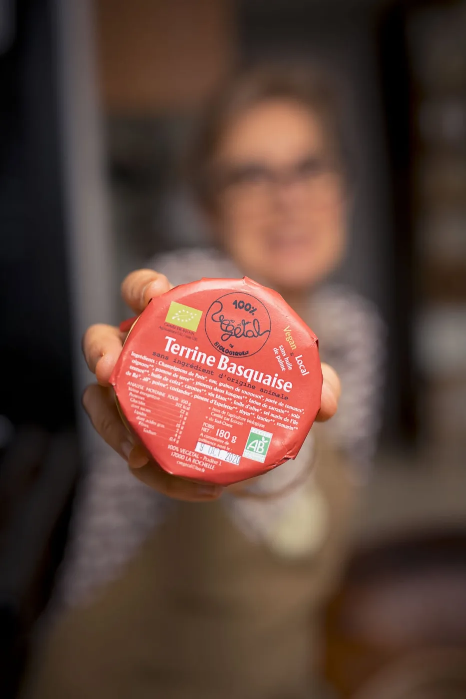 Terrine végétale bio basquaise de 100 % Végétal