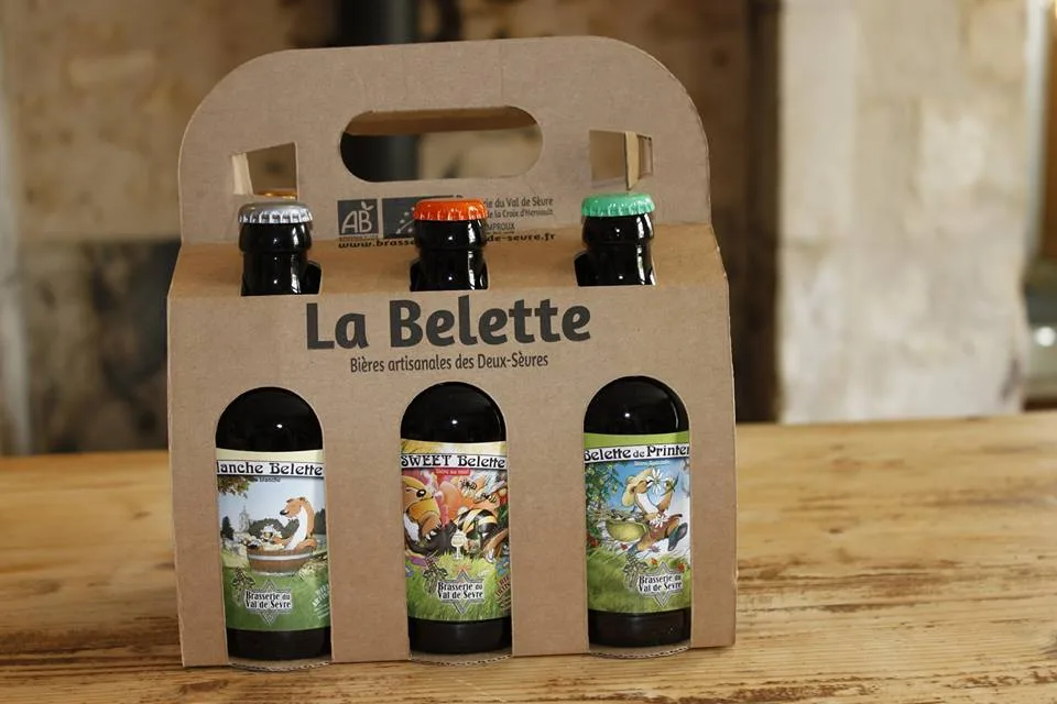 Pack de trois bières bio La Belette